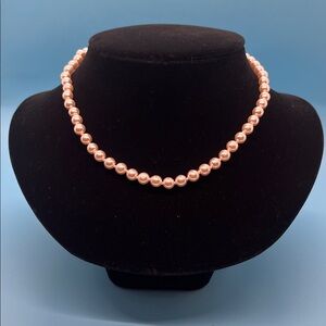 #NBL10.  Elegant Pink Pearl Necklace